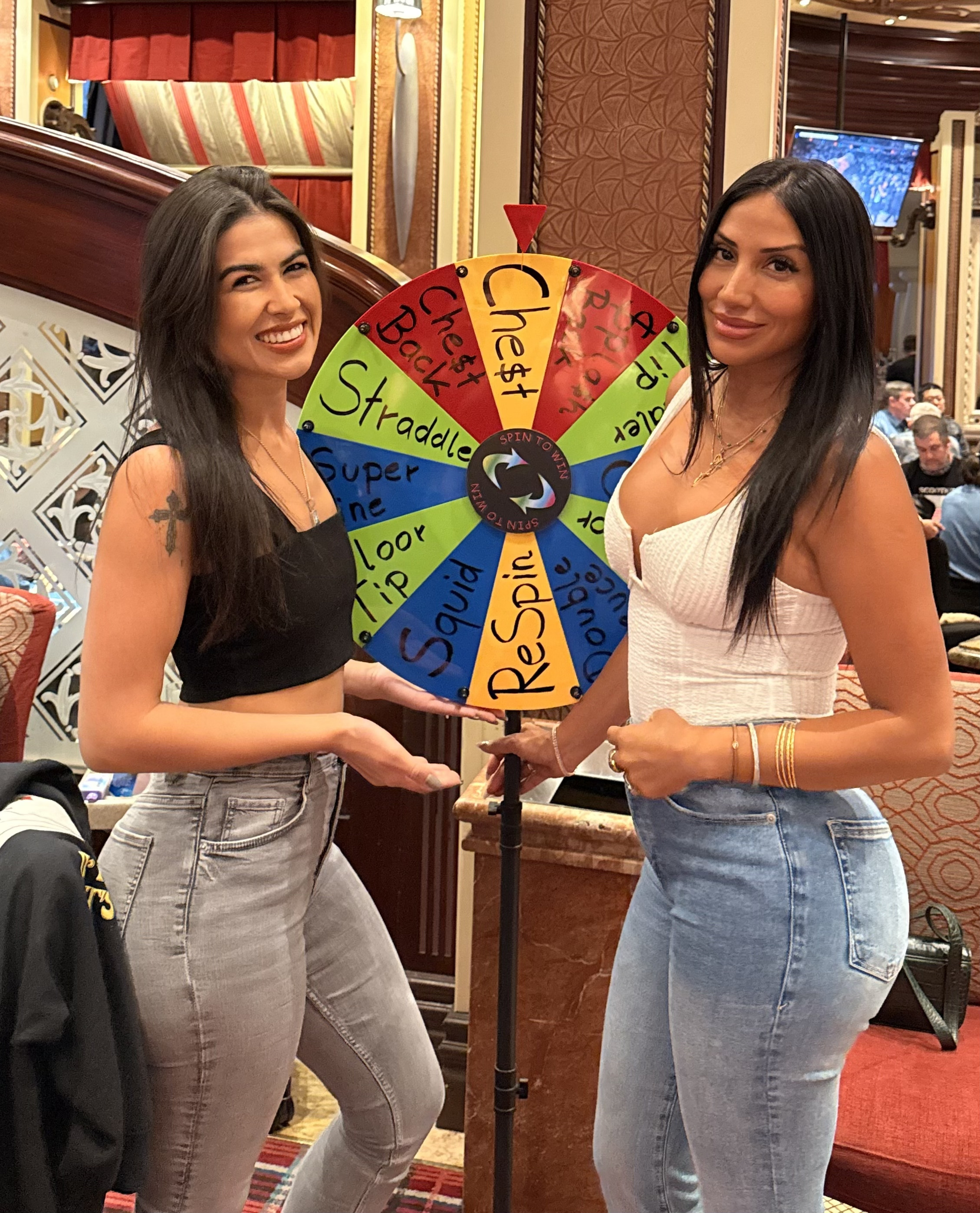 Fun20 prize wheel at Bellagio